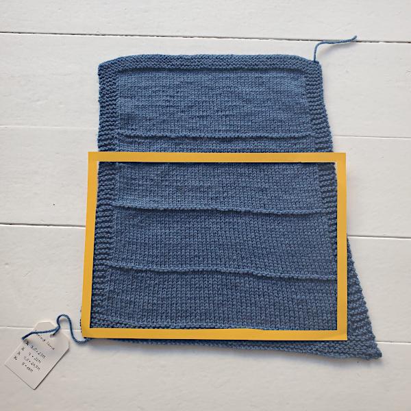 Strickprobe Merino Uno